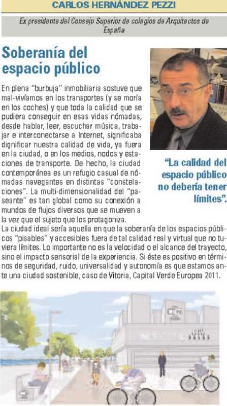 Carlos Hernández Pezzi Soberanía del espacio público