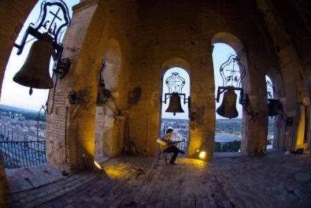 Interior del campanario de la Torre de la Catedral de Guadix.Torcuato Fandila