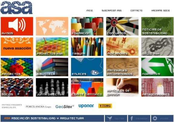 captura de la web de ASA
