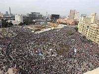 La Plaza de Tahrir El Cairo en plena revolución