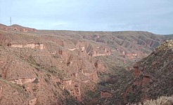 Imagen de formaciones geologicas de la comarca
