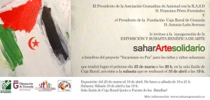 LA CIUDAD COMPROMETIDA te invita a saharArtesolidario