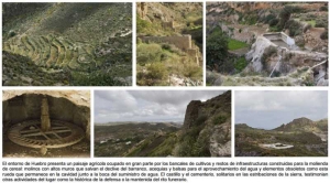 Cuan gigantes para Don quijote, se nos presentan los molinos del Barranco de Huebro (Almería)